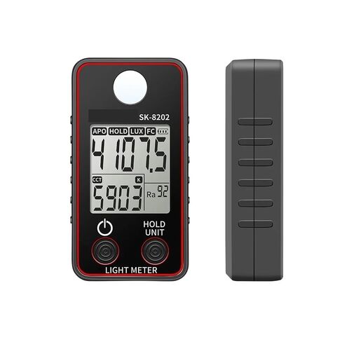 Handheld Digital Illuminance Meter 0.5–300,000 Lux/Fc Light Meter Photometer(SK-8203) in Saudi Arabia