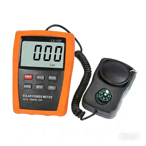 LX107 Solar Power Meter Light Intensity Radiation Tester with Compass in Saudi Arabia