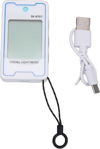 FTVOGUE Mini Digital Light Meter for Plants, Temperature Humidity Display, 0.1-999900 FC Range for Indoor and Outdoor Use (SK-8101) in Saudi Arabia