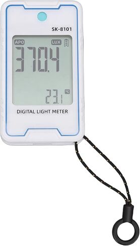 FTVOGUE Mini Digital Light Meter for Plants, Temperature Humidity Display, 0.1-999900 FC Range for Indoor and Outdoor Use (SK-8101) in Saudi Arabia