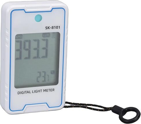 FTVOGUE Mini Digital Light Meter for Plants, Temperature Humidity Display, 0.1-999900 FC Range for Indoor and Outdoor Use (SK-8101) in Saudi Arabia