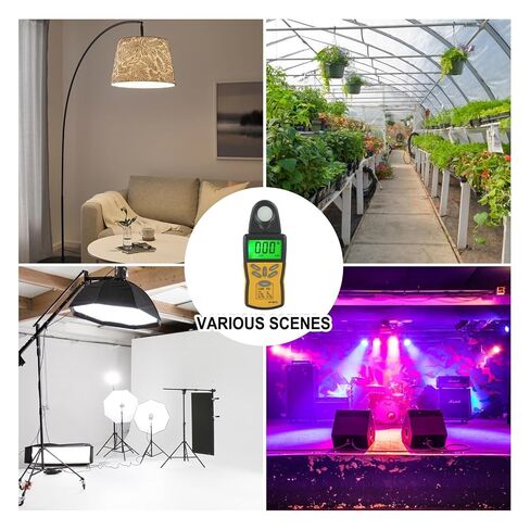 Handheld Lux Meter for Plant Growth Light Measurement 0.1–200,000 Lux in Saudi Arabia