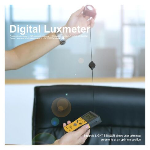 Handheld Lux Meter for Plant Growth Light Measurement 0.1–200,000 Lux in Saudi Arabia