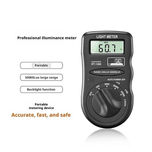 CEM DT-1300 Portable Digital Light Meter Illuminometer Photometer in Kuwait