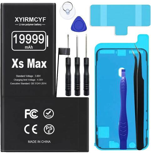 XYIRMCYF 24300mAh Super Capacity Battery Compatible with iPhone 14 Plus, 0 Cycle Li-Polymer Replacement Battery for iPhone 14 Plus, with Professional Repair Tool Kit in Saudi Arabia