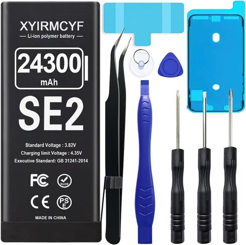 XYIRMCYF 24300mAh Super Capacity Battery Compatible with iPhone 14 Plus, 0 Cycle Li-Polymer Replacement Battery for iPhone 14 Plus, with Professional Repair Tool Kit in Saudi Arabia