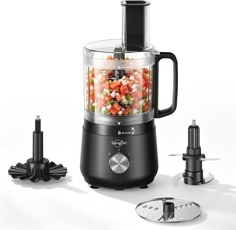 Sangcon 400W 4-Cup Mini Food Processor, Chop, Whip, Slice & Shred in Saudi Arabia