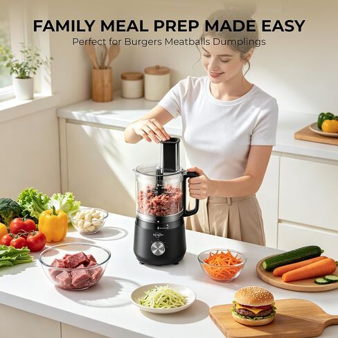 Sangcon 400W 4-Cup Mini Food Processor, Chop, Whip, Slice & Shred in Saudi Arabia
