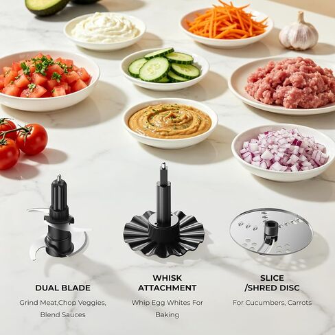 Sangcon 400W 4-Cup Mini Food Processor, Chop, Whip, Slice & Shred in Saudi Arabia