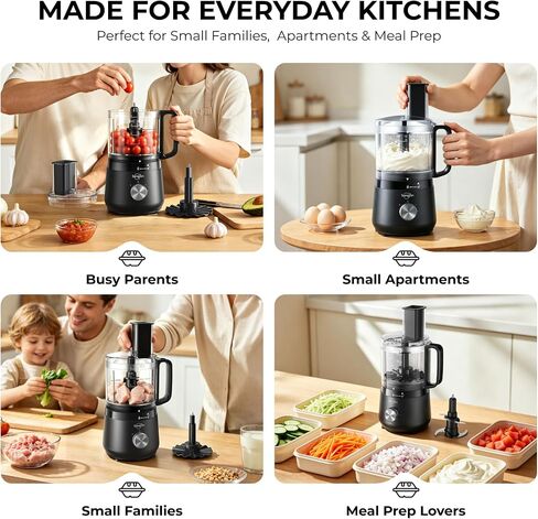 Sangcon 400W 4-Cup Mini Food Processor, Chop, Whip, Slice & Shred in Saudi Arabia