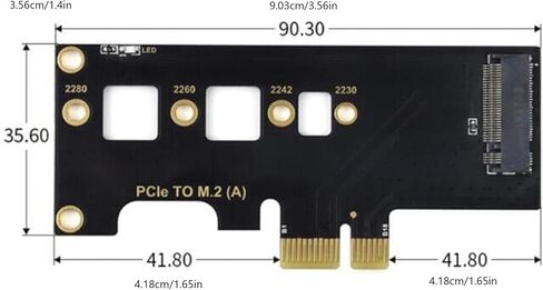 PCIE to M.2 NVMe Adapter Card Fit for Pi Compute Module 4 Hard Disk Module in Saudi Arabia