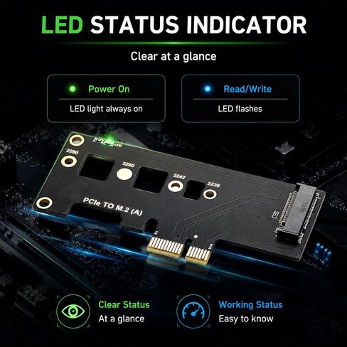 PCIE to M.2 NVMe Adapter Card Fit for Pi Compute Module 4 Hard Disk Module in Saudi Arabia