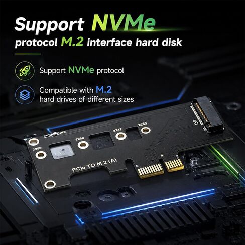 PCIE to M.2 NVMe Adapter Card Fit for Pi Compute Module 4 Hard Disk Module in Saudi Arabia