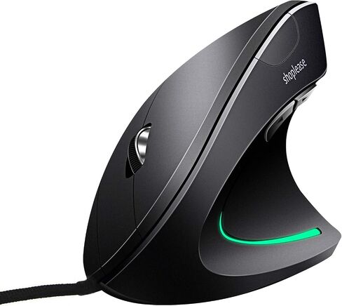 Wired Vertical Mouse, Optical Ergonomic Mouse with 4 Adjustable 800/1200/2000/3200, 5 Buttons USB Computer Mouse, Better for Large and Medium Sized Hands in Saudi Arabia