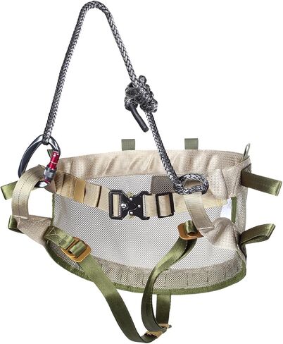 QOGIR Saddle Hunting Bridge Rope, Adjustable Tree Saddle Bridge Replacement, Durable 350 lb Rated Hunting Bridge Rope, Fits All Saddles, Saddle Hunting Safety Tether Rope in Saudi Arabia