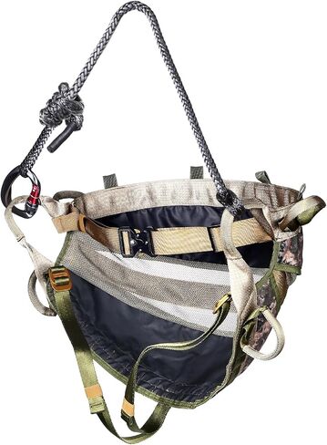 QOGIR Saddle Hunting Bridge Rope, Adjustable Tree Saddle Bridge Replacement, Durable 350 lb Rated Hunting Bridge Rope, Fits All Saddles, Saddle Hunting Safety Tether Rope in Saudi Arabia