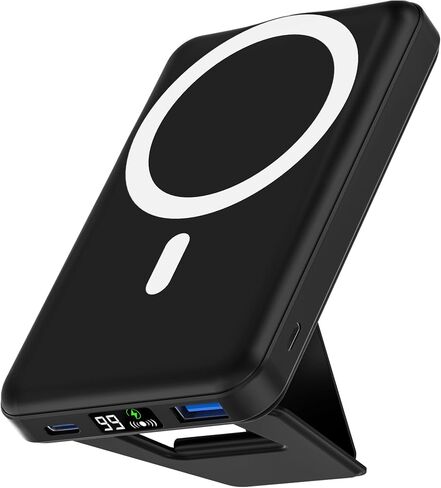 podoru for MagSafe Power Bank, 10000 mAh Foldable Magnetic Portable Charger in Saudi Arabia