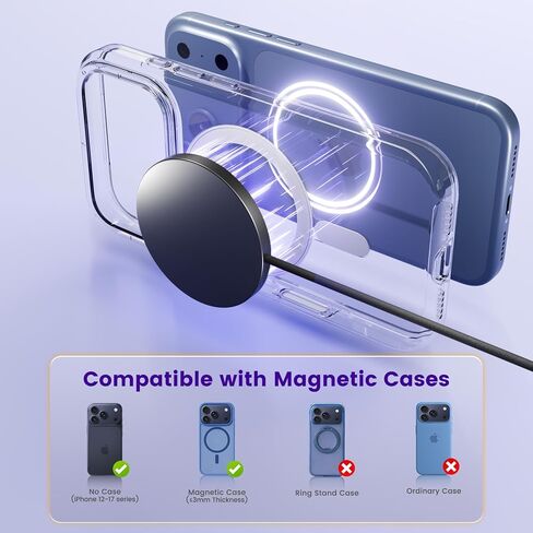 MagSafe 25W Wireless Charger for Apple Magnetic Fast Charging Pad in Saudi Arabia