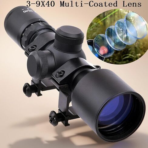 3-9x40 Compact Rifle Scope with Crosshair Reticle, Quick Aiming, Fog and Rain Proof in Saudi Arabia
