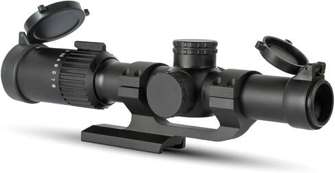 نطاق بندقية Monstrum Banshee 1-8x24 LPVO مع زجاج منخفض التشتت للغاية وحامل نطاق أوفست in Kuwait