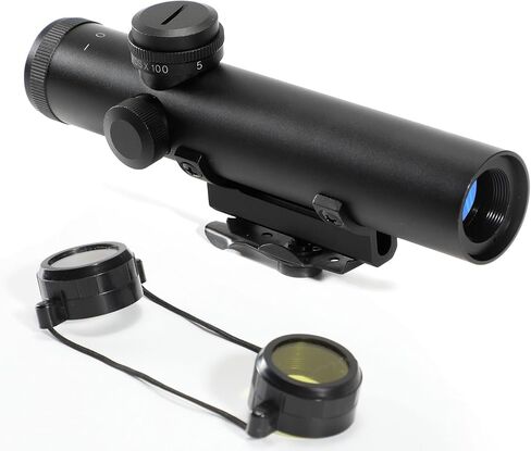 Rifle Scope 4x20, Carry Handle Rifle Scope, Mil Dot Reticle and BDC Turret, Peep Sight Mount, Retro A2 Style in Saudi Arabia