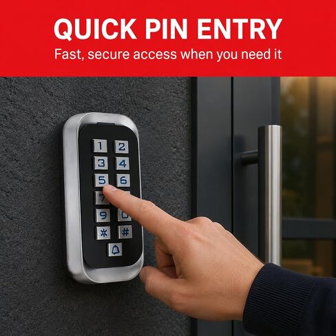 ASE Outdoor RFID Keypad Access Control in Saudi Arabia