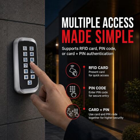 ASE Outdoor RFID Keypad Access Control in Saudi Arabia
