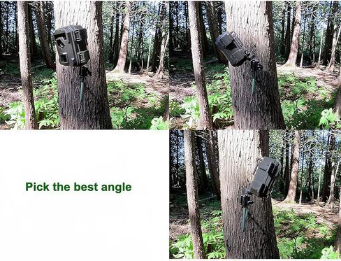 5 Pack Trail Camera Mount, 360 Swivel Adjustable Durable Steel Construction Camera Tree Mount Screw in Holder for Hunting, Excellent Material and Easy to Install in Kuwait