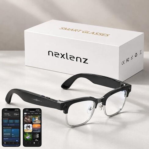Smart Camera Glasses, 8MP POV Video and Bluetooth Audio,Bluelight in Saudi Arabia