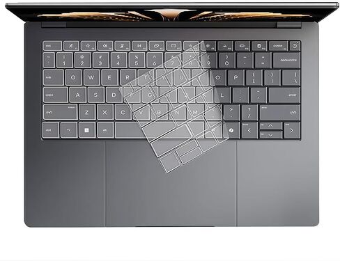 غلاف لوحة المفاتيح متوافق مع كمبيوتر محمول HP OmniBook Ultra 2026 مقاس 14 بوصة 14/14t-kd 14-kg وHP OmniBook X/X Flip Laptop 14/14t-ka 14/14t-kb 14/14z-kc (ليس لسلسلة 14-fk/fm/fe 16-ar/cb/cc) شفاف in Saudi Arabia