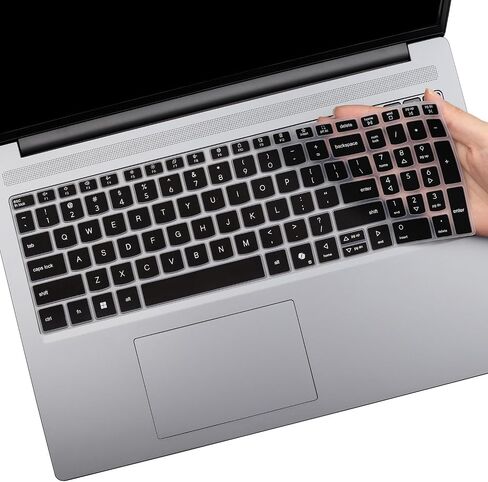 غطاء لوحة المفاتيح لعام 2026 2025 Lenovo IdeaPad Slim 3/IdeaPad Slim 3i/IdeaPad Slim 3X 15.3 16 بوصة (الجيل 11/الجيل 10)، Lenovo IdeaPad Slim 5 5i 5a 15.3 بوصة 16 بوصة (الجيل 11/الجيل 10) (لا يناسب 15.6 بوصة IdeaPad Slim) - أسود in Saudi Arabia