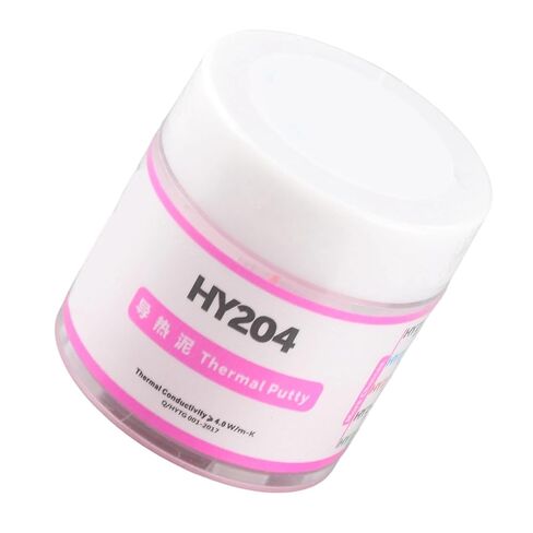 معجون حراري لوحدة المعالجة المركزية شحم السيليكون HY204 4.0W MK Pink Compound for in Saudi Arabia
