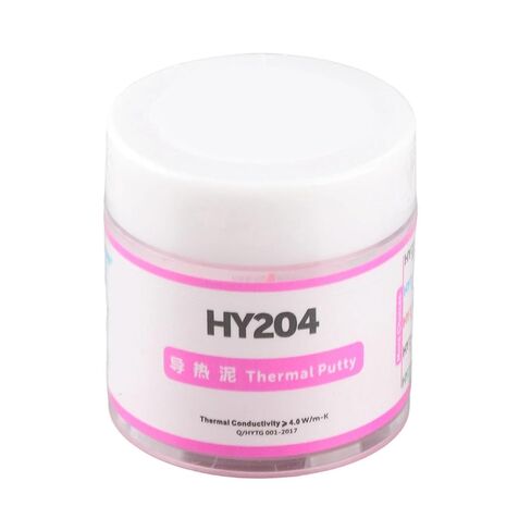 معجون حراري لوحدة المعالجة المركزية شحم السيليكون HY204 4.0W MK Pink Compound for in Saudi Arabia