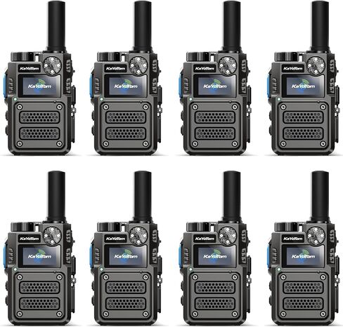 （Heavy Duty） Lifetime Free Unlimited Range Long Range Walkie Talkies for Adults Rapid 4G LTE PoC Two Way Radios Long Distance with Nationwide Range for Team Management,Truck Fleet(2-Pack) in Saudi Arabia