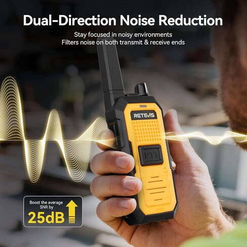 Retevis RB48A Industrial IP67 Waterproof Walkie Talkies Long Range, 6 Pack in Saudi Arabia