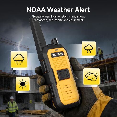 Retevis RB48A Industrial IP67 Waterproof Walkie Talkies Long Range, 6 Pack in Saudi Arabia