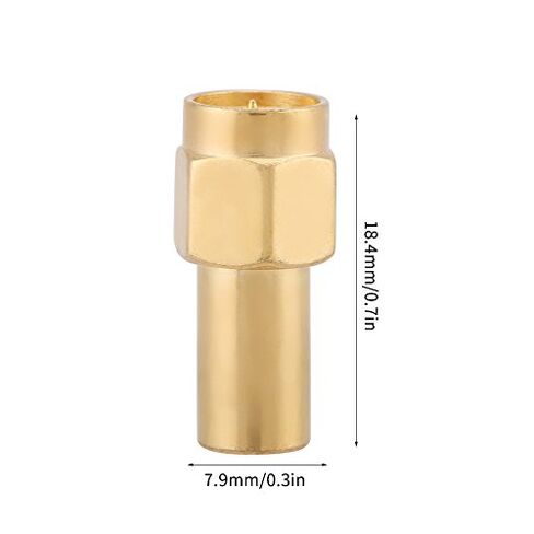 Hilitand 5pcs Coaxial Terminators SMA Male Connector RF Coaxial Matched Terminator Termination Load 50 Ohm 2W SMA Terminator in Saudi Arabia