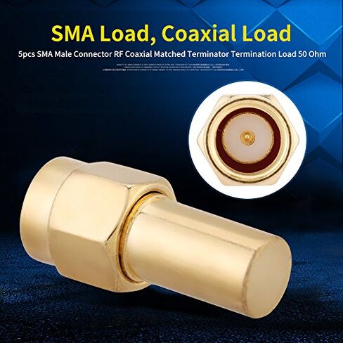 Hilitand 5pcs Coaxial Terminators SMA Male Connector RF Coaxial Matched Terminator Termination Load 50 Ohm 2W SMA Terminator in Saudi Arabia