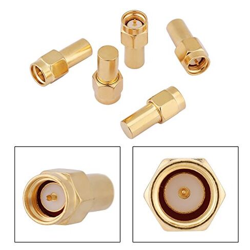 Hilitand 5pcs Coaxial Terminators SMA Male Connector RF Coaxial Matched Terminator Termination Load 50 Ohm 2W SMA Terminator in Saudi Arabia