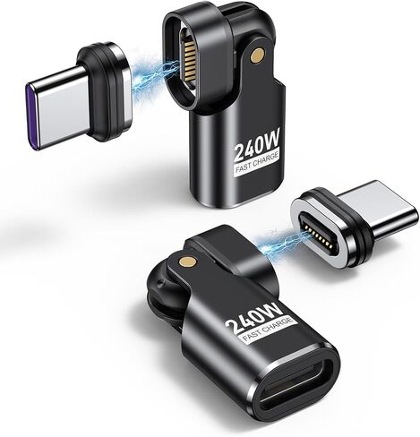 AUFU 240W 16PIN USB-C محول مغناطيسي 2-حزمة in Saudi Arabia