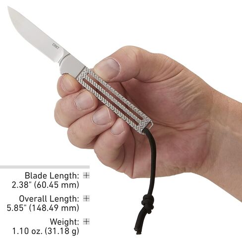 CRKT Testy Outdoor Fixed Blade Knife with Sheath, Gray, 7524 in Saudi Arabia