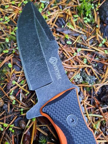 Gear Fixed-Blade Bushcraft Knife with Sheath – Camping & Outdoor Utility Knife in Saudi Arabia