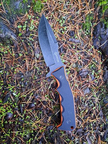Gear Fixed-Blade Bushcraft Knife with Sheath – Camping & Outdoor Utility Knife in Saudi Arabia