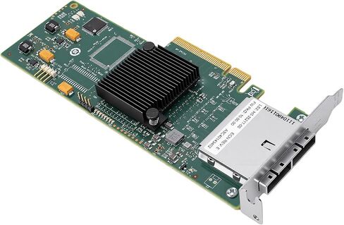 GOTOTOP 6Gb S External PCIe Controller Card, PCIe 8 Port Controller Card with 2.0 X8 and 2 X SFF 8088, 6Gb S SAS HBA IT Mode for VMware Servers in Saudi Arabia
