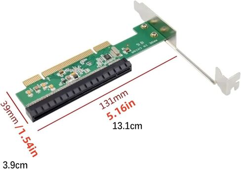 PCI to PCI Express Conversion Adapter PCIe 32bit Card Slot Expansion PXE8112 Parts in Saudi Arabia