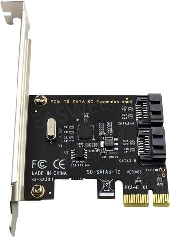 SATA3.0 SATA III 2-PORT Internal 6Gbps to PCI-express Controller Card in Saudi Arabia