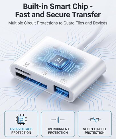 USB C & USB to SD Micro SD Memory Card Reader Digital Camera Viewer Adapter in Saudi Arabia