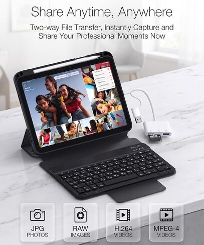 USB C & USB to SD Micro SD Memory Card Reader Digital Camera Viewer Adapter in Saudi Arabia