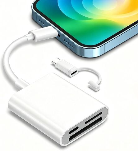 SD Card Reader USB-C with Dual Card Slot and Charging Port in Saudi Arabia
