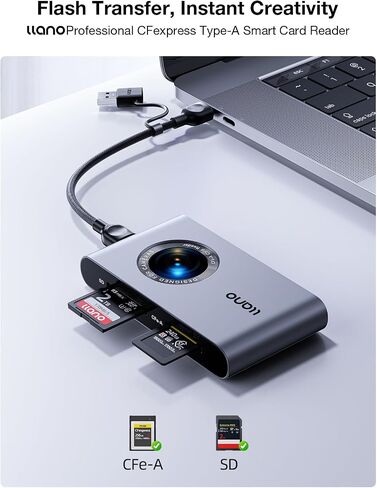 llano CFexpress Type A/SD 4.0 Card Reader, USB 3.1 Gen 2 (10Gbps) 2 in 1 in Saudi Arabia